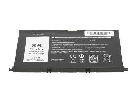 Bateria Mitsu do Dell Inspiron 15 (7557), 15 (7559) - 4400mAh