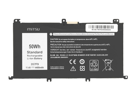 Bateria Mitsu do Dell Inspiron 15 (7557), 15 (7559) - 4400mAh