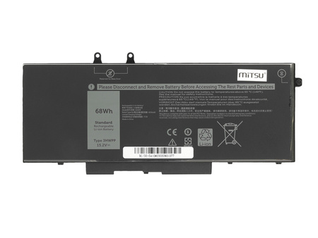 Bateria Mitsu do Dell Latitude 14 (5410), 15 (5510)