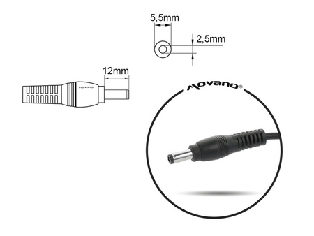 Zasilacz Mitsu 19.5v 6.15a (5.5x2.5) 120W do Lenovo