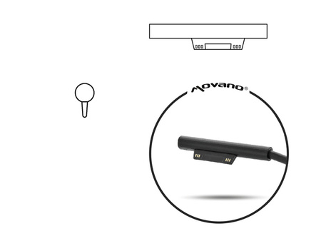 Zasilacz Movano 15v 4a (multipin) 60W do Tablet Microsoft