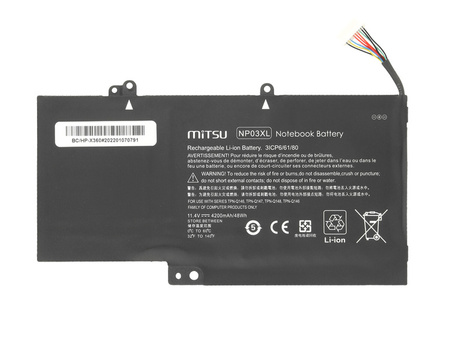 Bateria Mitsu do HP Pavilion X360 13-A, 13-B, 15-U