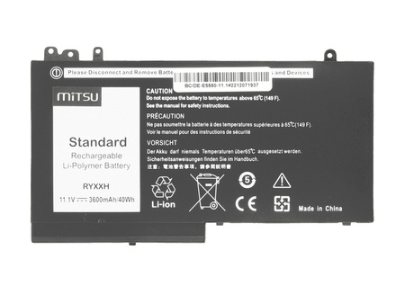 Bateria Mitsu do Dell Latitude E5450, E5550 - 11.1V