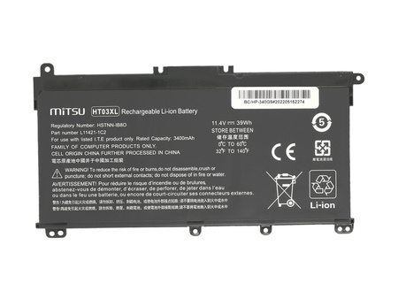 Bateria Mitsu do HP 240 250 G7 G8, 340 348 G5 G7