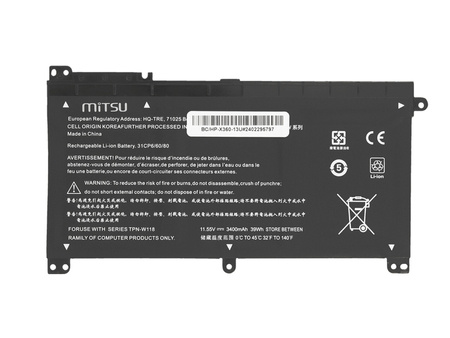 Bateria Mitsu do HP Pavilion X360 13-U101NW, 13T-U100, 13-U117NA