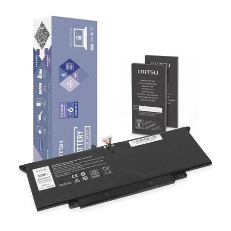 Bateria Mitsu do Lenovo Latitude 13 7310, 7410