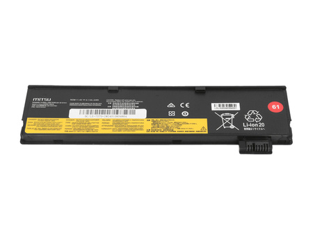 Bateria Mitsu do Lenovo ThinkPad T570 (2100mAh)