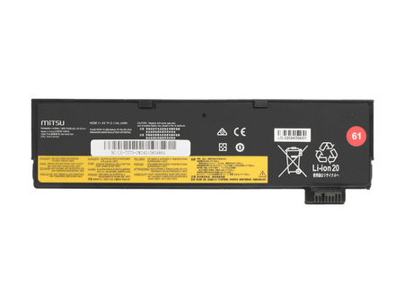 Bateria Mitsu do Lenovo ThinkPad T570 (2140mAh)