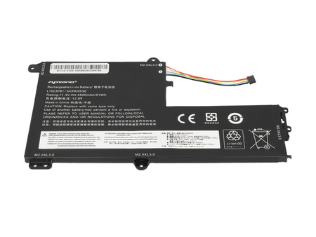 Bateria Movano do Lenovo IdeaPad 330S-14IKB, 330S-15ARR, Yoga 520