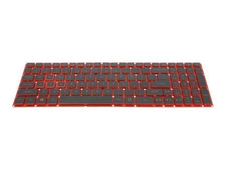 Klawiatura laptopa do Acer Nitro 5 AN515 - czerwona (numeryczna, podświetlana)