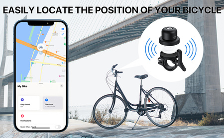 Lokalizator z dzwonkiem rowerowym MiLi MiTag Bell