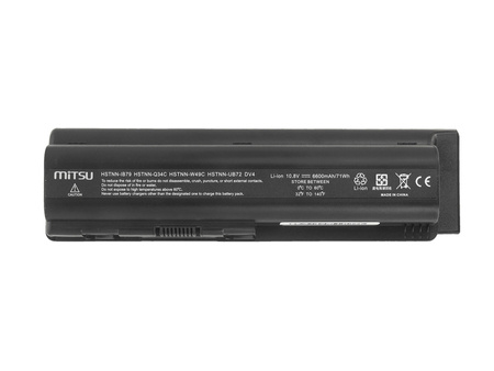 bateria mitsu HP dv4, dv5, dv6 (6600mAh)